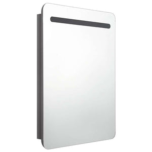 LED Bad Spiegelschrank Grau 60x80 cm