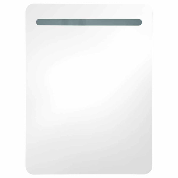 LED Bad Spiegelschrank Grau 60x80 cm
