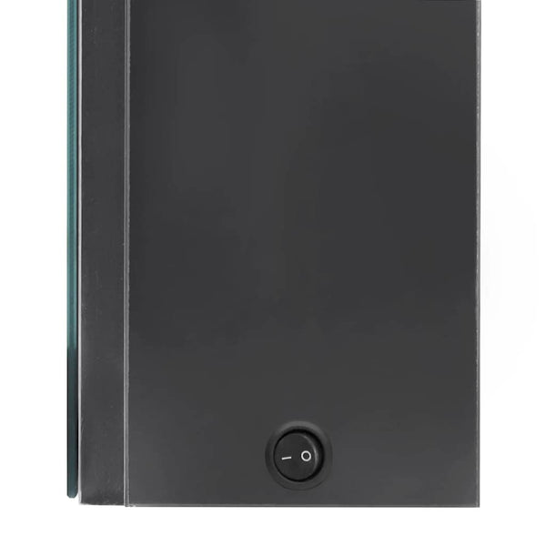 LED Spiegelschrank Grau 80 cm