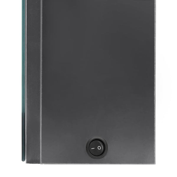 LED-Spiegelschrank Grau 80cm