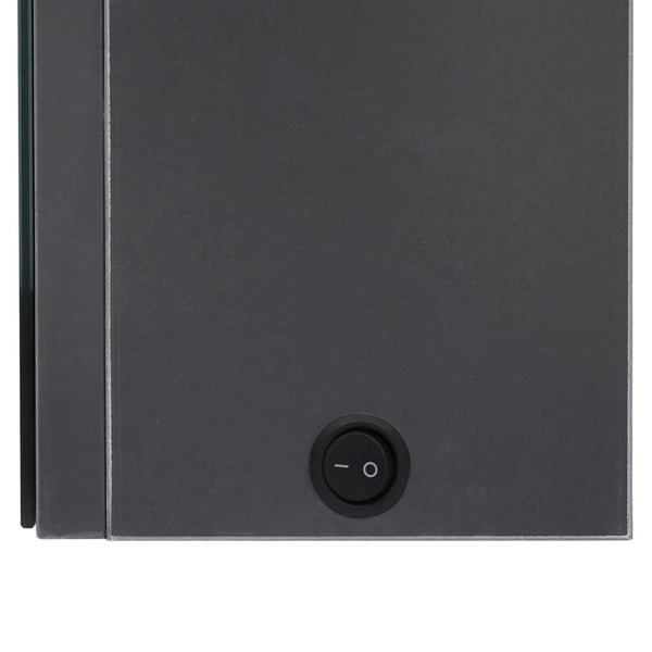 LED Spiegelschrank Grau 62x60 cm
