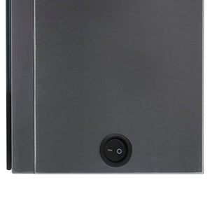 LED-Spiegelschrank Grau 62x60cm