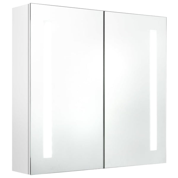 LED Spiegelschrank Bad Weiß 62x60 cm
