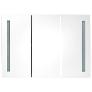 LED Spiegelschrank Betongrau 89x62 cm