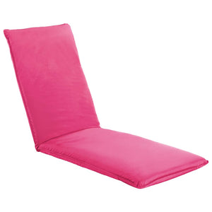 vidaXL Chaise longue pliante en tissu Oxford rose