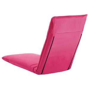 vidaXL Chaise longue pliante en tissu Oxford rose