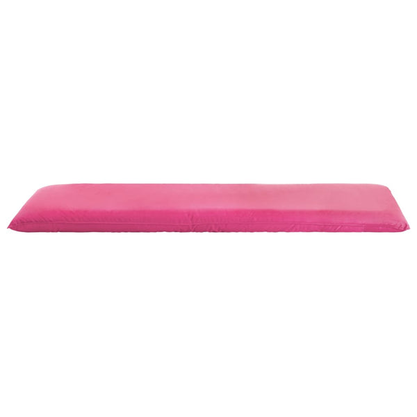 vidaXL Chaise longue pliante en tissu Oxford rose