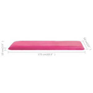 vidaXL Chaise longue pliante en tissu Oxford rose