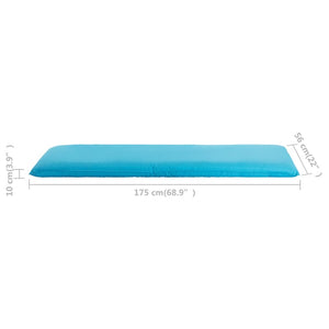 Sonnenliege Klappbar Oxford-Gewebe Blau