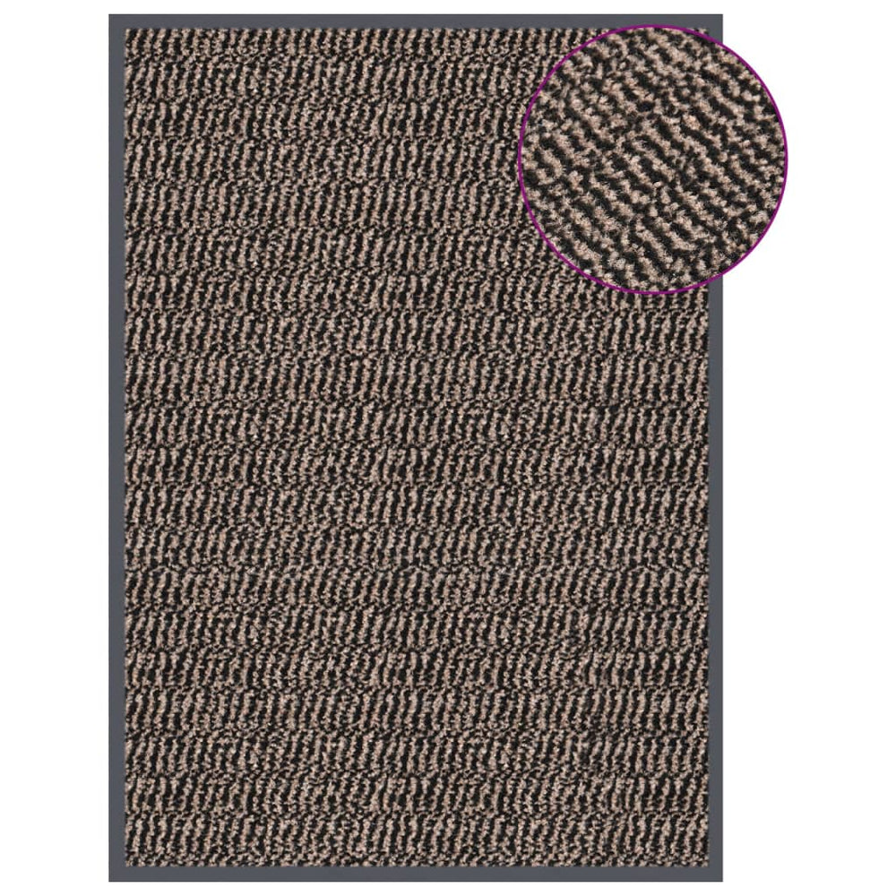 Dunkelbraune Fußmatte 40x60 cm
