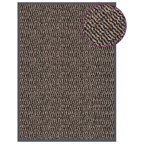 Dunkelbraune Fußmatte 40x60 cm