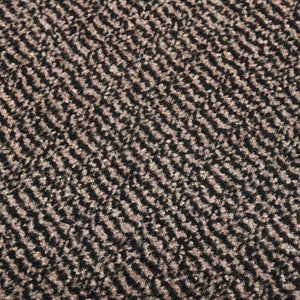 Getuftete Fußmatte Dunkelbraun 60x150 cm