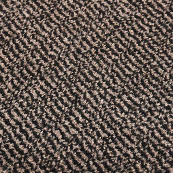 Getuftete Fußmatte Dunkelbraun 60x150 cm