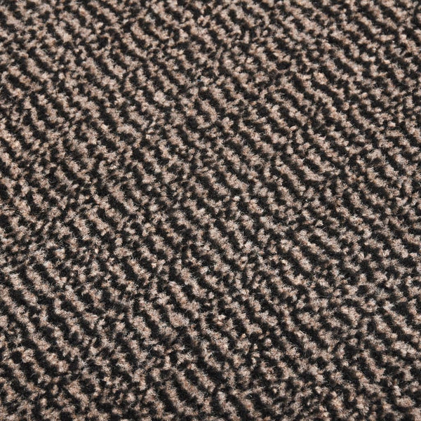 Getuftete Fußmatte Dunkelbraun 60x180 cm