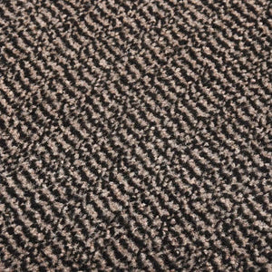 Dunkelbraune Fußmatte 90x150 cm