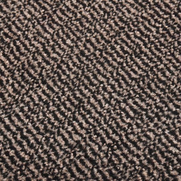 Getuftete Fußmatte Dunkelbraun 120x180 cm