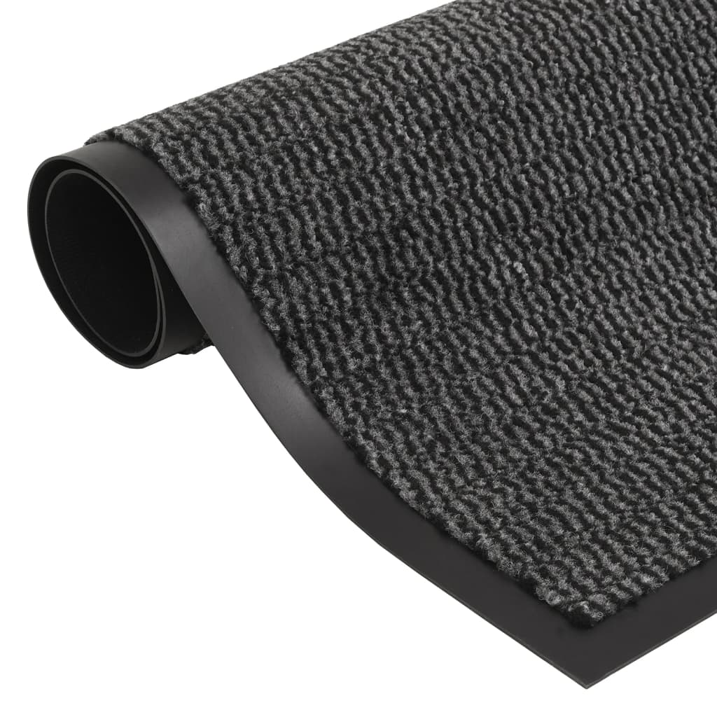 Anthrazit Fußmatte 60x180 cm Getuftet