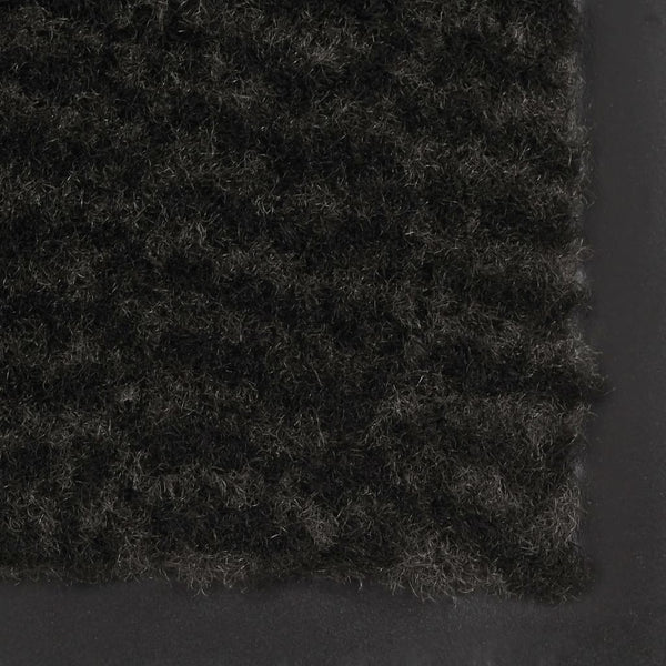 Schwarze Fußmatte Getuftet 60x150 cm