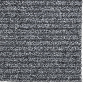 Grauer Schmutzfangläufer 100x300 cm