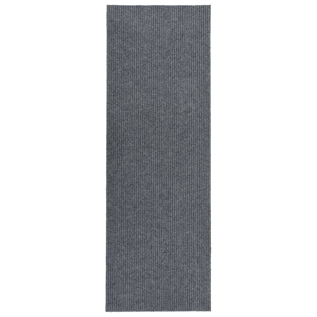 Grauer Schmutzfangläufer 100x350 cm