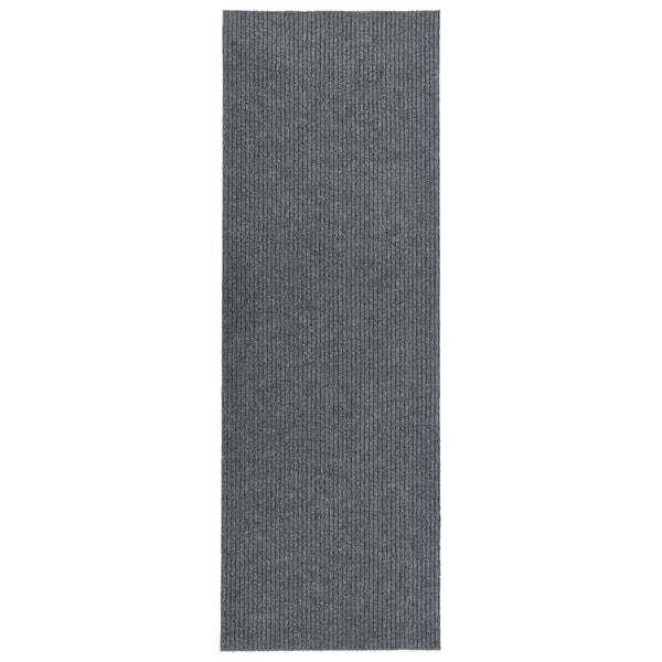 Grauer Schmutzfangläufer 100x350 cm
