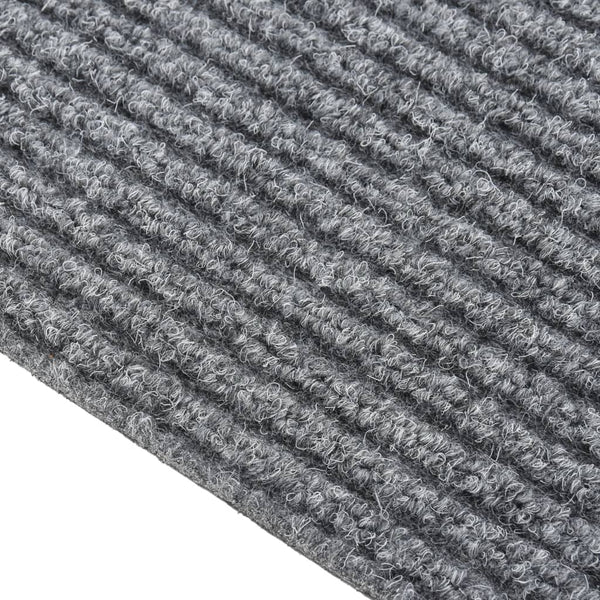 Grauer Schmutzfangläufer 100x350 cm