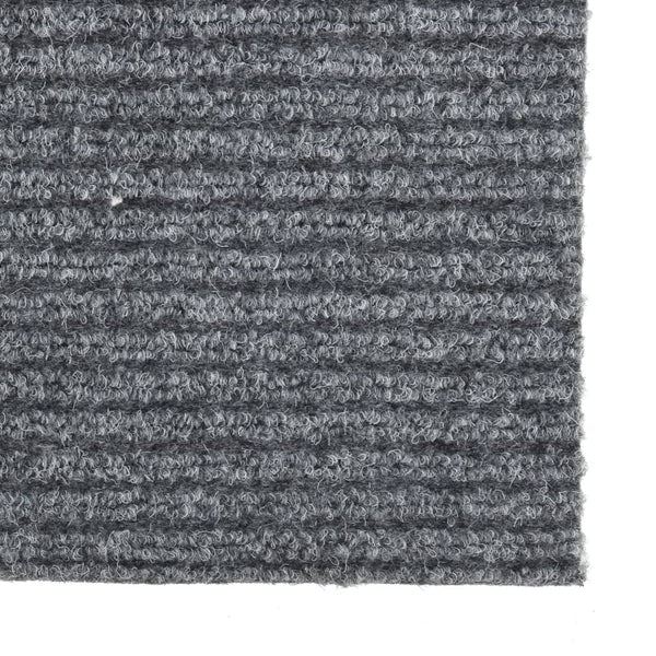 Grauer Schmutzfangläufer 100x350 cm