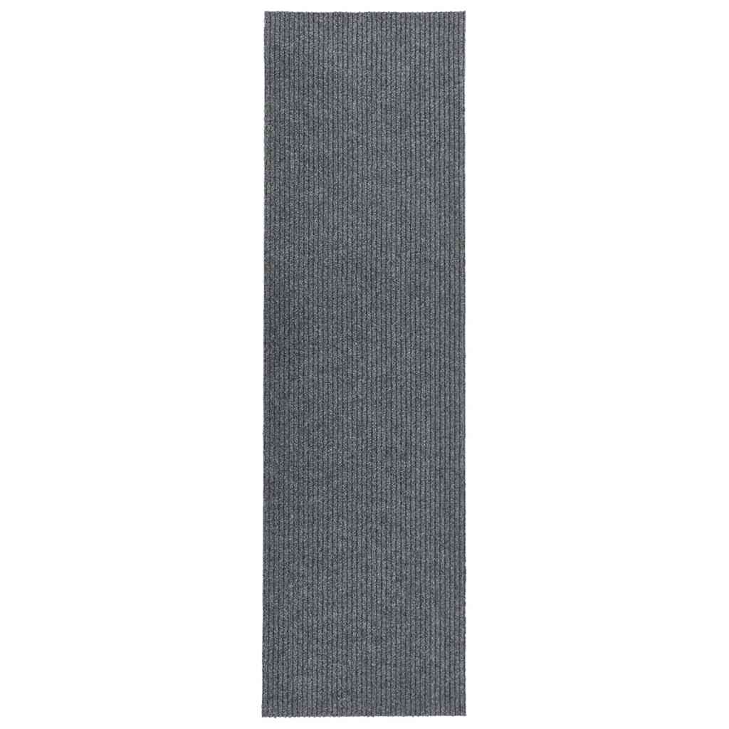 Grauer Schmutzfangläufer 100x400 cm