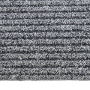 Grauer Schmutzfangläufer 100x450 cm