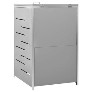 Mülltonnenbox für 1 Tonne 69x77,5x112,5 cm Edelstahl