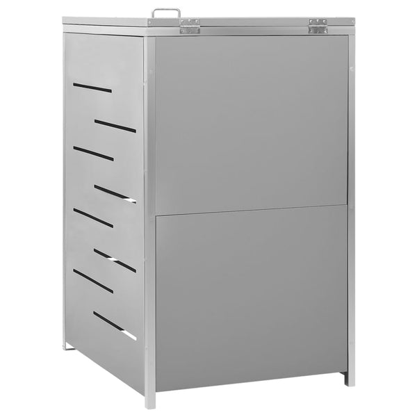 Mülltonnenbox für 1 Tonne 69x77,5x112,5 cm Edelstahl