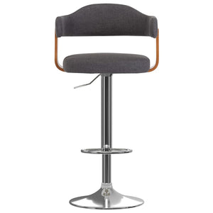 2er Set Barhocker Dunkelgrau