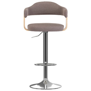 2er Set Barhocker Bugholz Taupe