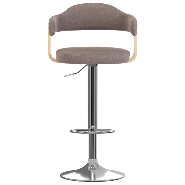 2er Set Barhocker Bugholz Taupe