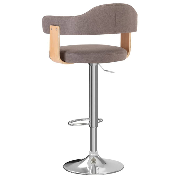 2er Set Barhocker Bugholz Taupe