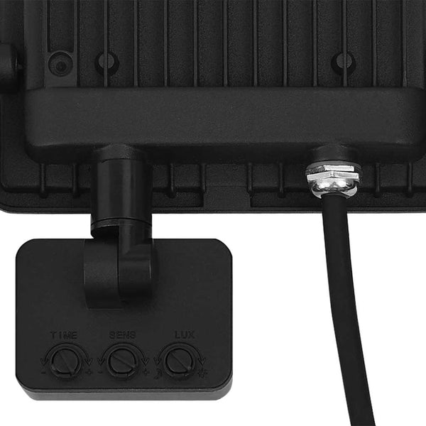 vidaXL Projecteur LED avec capteur 10W blanc chaud
