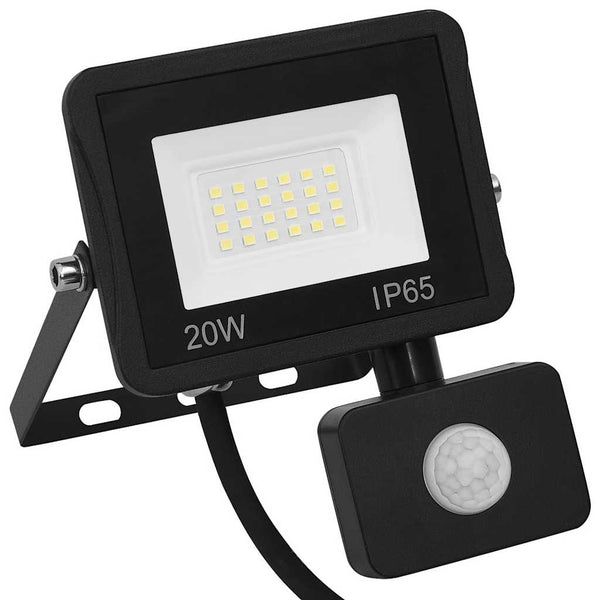 LED-Fluter mit Sensor 20 W Warmweiß