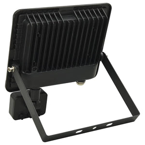 vidaXL LED Floodlight with Sensor 50W Warm White