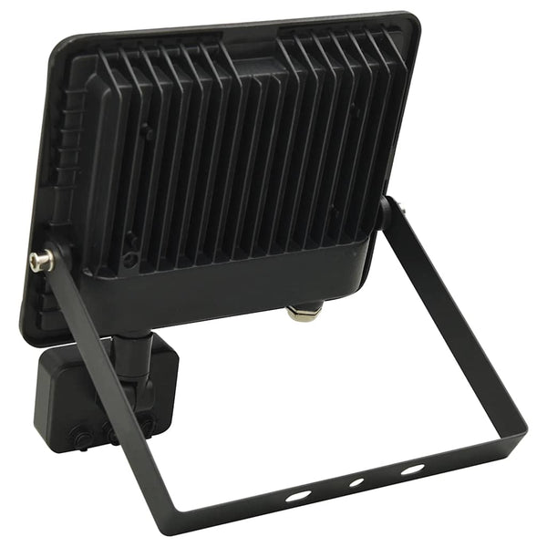 vidaXL LED Floodlight with Sensor 50W Warm White