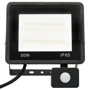 LED-Fluter mit Sensor 50 W Kaltweiß