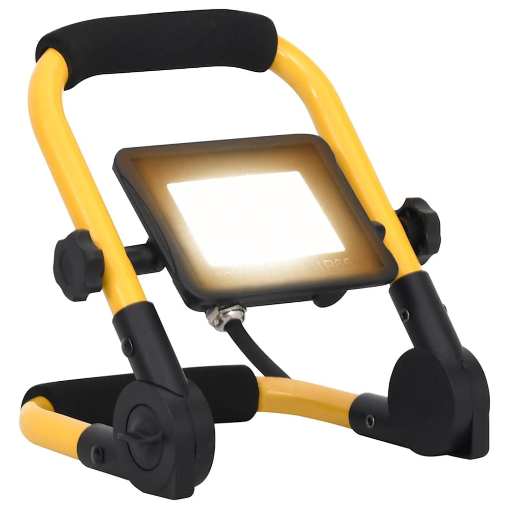 LED-Fluter mit Handgriff 20 W Warmweiß