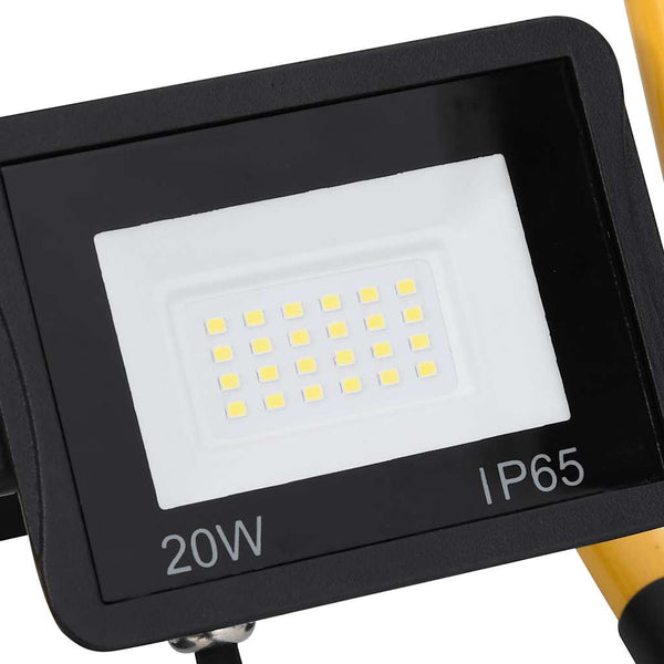 LED-Fluter mit Handgriff 20 W Warmweiß