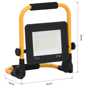 LED-Fluter mit Handgriff 50 W Kaltweiß