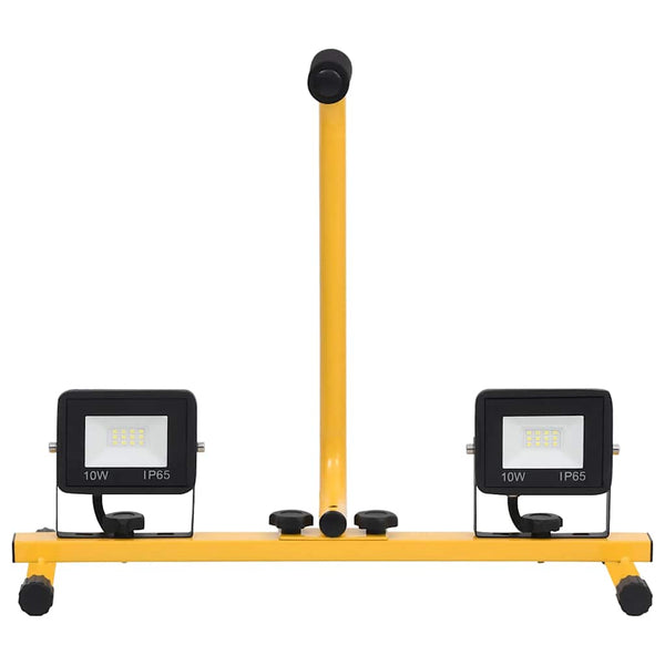 LED-Fluter mit Handgriff 2x10 W Warmweiß