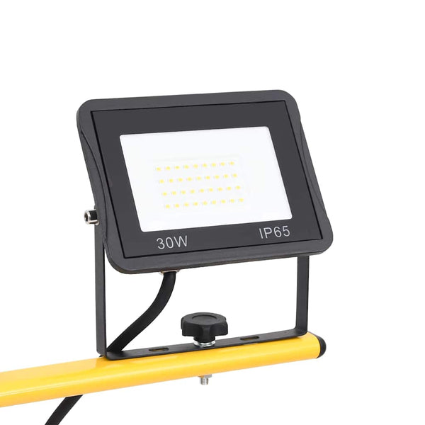 LED-Fluter mit Stativ 2x30 W Warmweiß