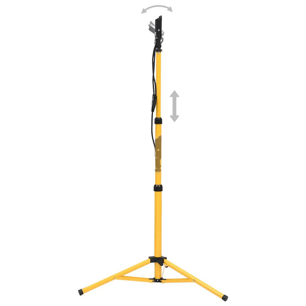 LED-Fluter mit Stativ 2x50 W Warmweiß