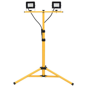 LED-Fluter mit Stativ 2x20 W Kaltweiß