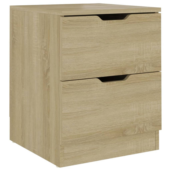 vidaXL Table de chevet chêne Sonoma 40x40x50 cm aggloméré