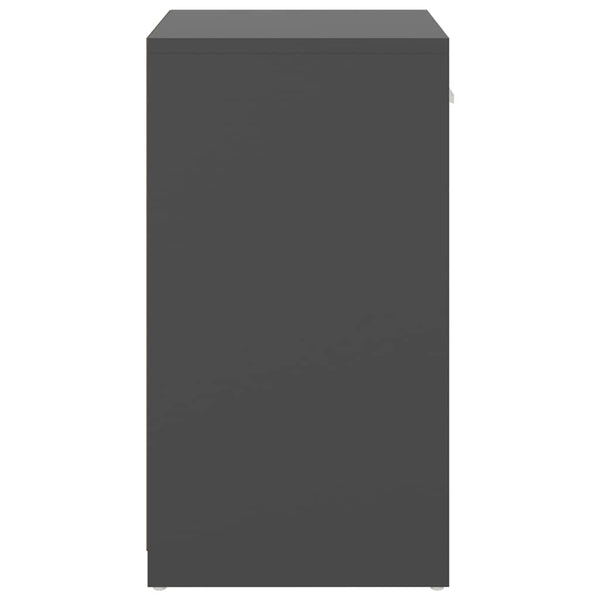 Schuhbank Grau mit Sitzfläche 94,5 cm