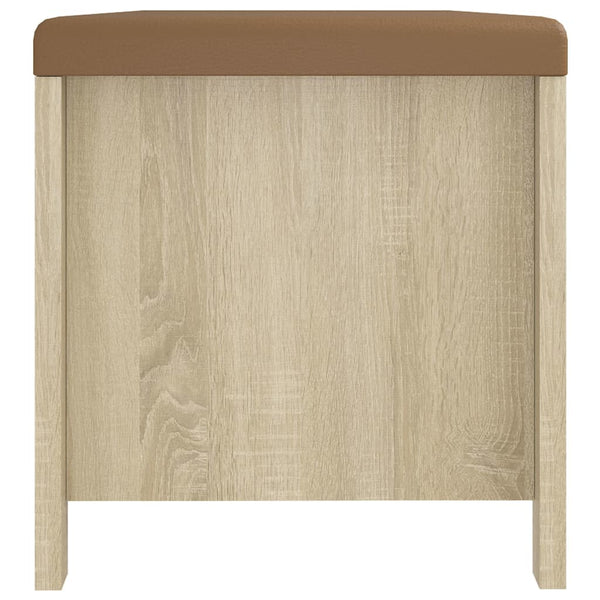 Sitzbank Sonoma-Eiche mit Stauraum 105 cm